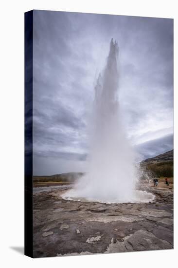 Strokkur Geyser, Golden Circle Tour, Iceland, Polar Regions-Michael-Stretched Canvas