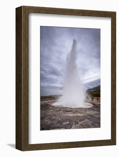 Strokkur Geyser, Golden Circle Tour, Iceland, Polar Regions-Michael-Framed Photographic Print