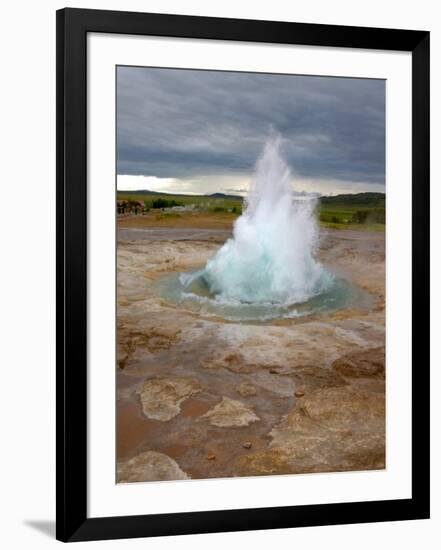 Strokkur Geyser, Iceland-Lisa S^ Engelbrecht-Framed Photographic Print