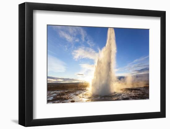 Strokkur (The Churn), Geysir, Golden Circle, Iceland-Peter Adams-Framed Photographic Print