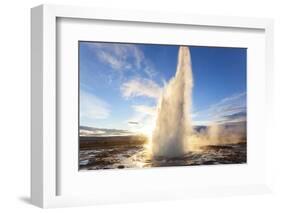 Strokkur (The Churn), Geysir, Golden Circle, Iceland-Peter Adams-Framed Photographic Print