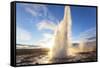 Strokkur (The Churn), Geysir, Golden Circle, Iceland-Peter Adams-Framed Stretched Canvas