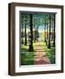 Stroll in Richmond Park, 1995-Liz Wright-Framed Giclee Print