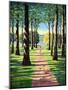 Stroll in Richmond Park, 1995-Liz Wright-Mounted Giclee Print