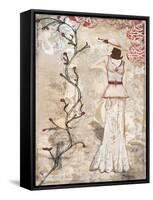 Stroll in the Park I-Gina Ritter-Framed Stretched Canvas