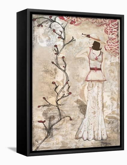 Stroll in the Park I-Gina Ritter-Framed Stretched Canvas