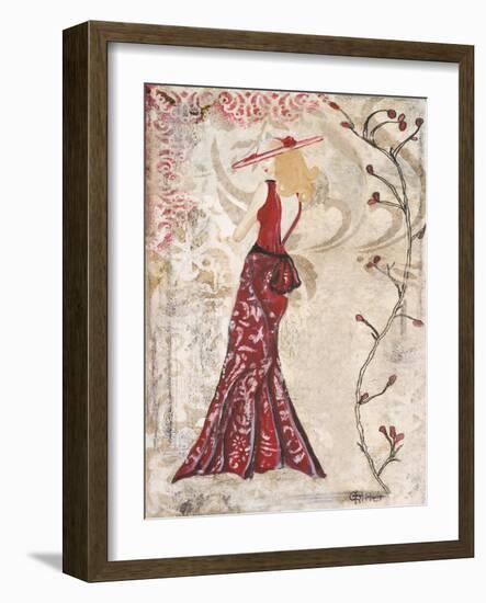 Stroll in the Park II-Gina Ritter-Framed Art Print