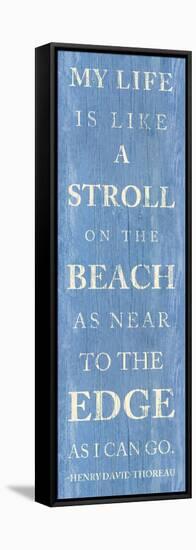 Stroll on the Beach-null-Framed Stretched Canvas