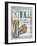 Stroll on the Sand-Todd Williams-Framed Art Print