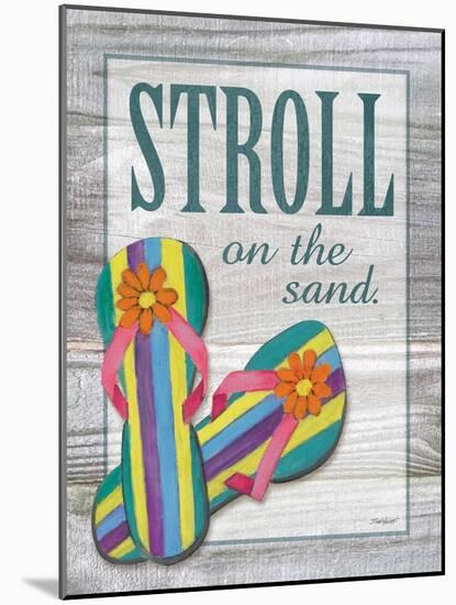 Stroll on the Sand-Todd Williams-Mounted Art Print