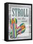 Stroll on the Sand-Todd Williams-Framed Stretched Canvas