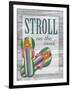 Stroll on the Sand-Todd Williams-Framed Art Print