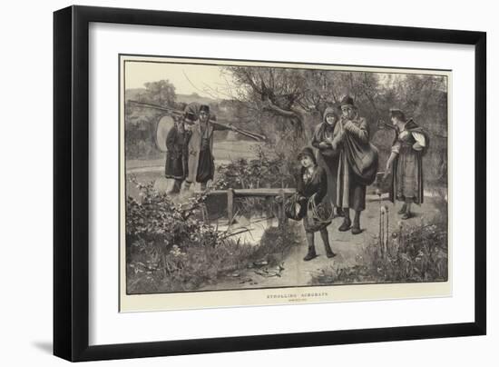 Strolling Acrobats-Herbert Gandy-Framed Giclee Print