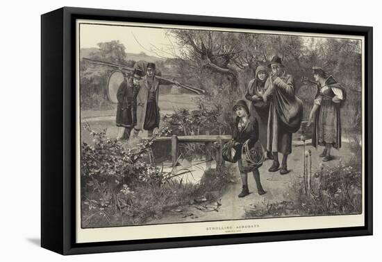 Strolling Acrobats-Herbert Gandy-Framed Stretched Canvas