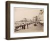 Strolling Along the Promenade at Ostende with Umbrellas - to Protect Them from the Sun-null-Framed Photographic Print