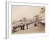 Strolling Along the Promenade at Ostende with Umbrellas - to Protect Them from the Sun-null-Framed Photographic Print