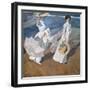 Strolling along the Seashore. 1909-Joaquin Sorolla-Framed Giclee Print