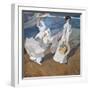 Strolling along the Seashore. 1909-Joaquin Sorolla-Framed Giclee Print