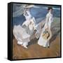 Strolling along the Seashore. 1909-Joaquin Sorolla-Framed Stretched Canvas