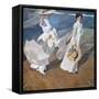 Strolling along the Seashore. 1909-Joaquin Sorolla-Framed Stretched Canvas