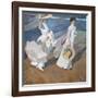 Strolling Along the Seashore-Joaquín Sorolla y Bastida-Framed Giclee Print