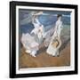 Strolling Along the Seashore-Joaquín Sorolla y Bastida-Framed Giclee Print