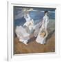 Strolling Along the Seashore-Joaquín Sorolla y Bastida-Framed Giclee Print