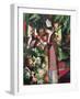 Strolling amongst Flowers-Auguste Macke-Framed Giclee Print