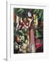 Strolling amongst Flowers-Auguste Macke-Framed Giclee Print