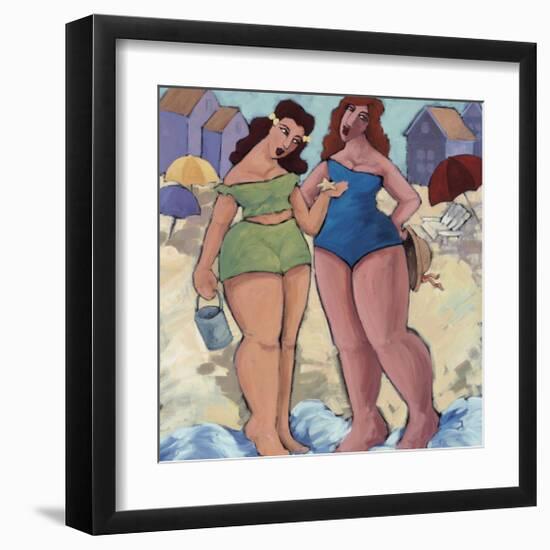 Strolling Beauties-Rebecca Molayem-Framed Giclee Print