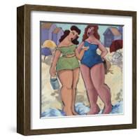 Strolling Beauties-Rebecca Molayem-Framed Giclee Print