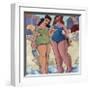 Strolling Beauties-Rebecca Molayem-Framed Giclee Print