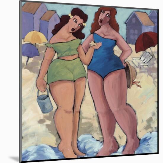 Strolling Beauties-Rebecca Molayem-Mounted Giclee Print