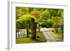 Strolling Garden, Portland Japanese Garden, Portland, Oregon, Usa-Michel Hersen-Framed Photographic Print