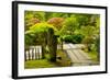 Strolling Garden, Portland Japanese Garden, Portland, Oregon, Usa-Michel Hersen-Framed Photographic Print