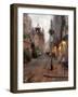 Strolling in Montpellier-Hovely-Framed Art Print