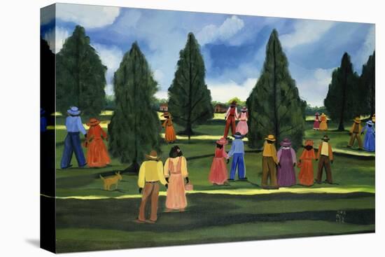 Strolling in the Park-Anna Belle Lee Washington-Stretched Canvas