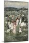 Strolling in the Park-Maurice Brazil Prendergast-Mounted Giclee Print