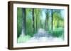 Strolling on a Leafy Lane-Jacob Berghoef-Framed Photographic Print