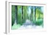 Strolling on a Leafy Lane-Jacob Berghoef-Framed Photographic Print