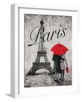 Strolling Paris I-Todd Williams-Framed Art Print