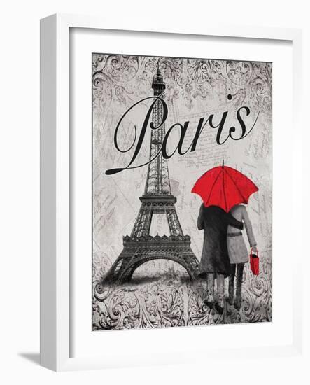 Strolling Paris I-Todd Williams-Framed Art Print