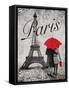 Strolling Paris I-Todd Williams-Framed Stretched Canvas