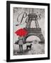 Strolling Paris II-Todd Williams-Framed Art Print