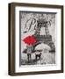 Strolling Paris II-Todd Williams-Framed Art Print