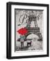 Strolling Paris II-Todd Williams-Framed Art Print