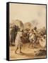 Strolling Players, 1833-Eugene Delacroix-Framed Stretched Canvas