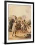 Strolling Players, 1833-Eugene Delacroix-Framed Giclee Print