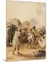 Strolling Players, 1833-Eugene Delacroix-Mounted Giclee Print