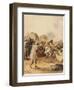 Strolling Players, 1833-Eugene Delacroix-Framed Premium Giclee Print